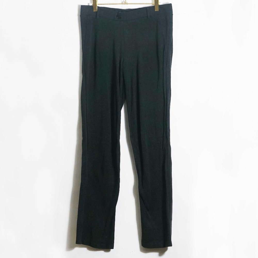 Betabrand Straight Leg Grey Classic Dress Pant Yoga Pants MP